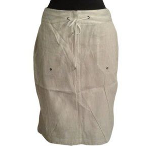 Chico's 0.5 Pencil skirt Small 6 pinstripes
